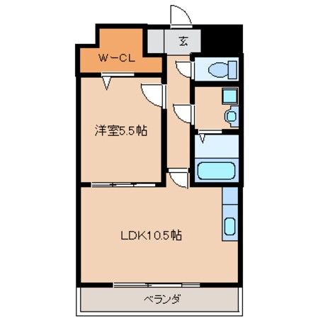 モントーレヒルズ東櫛原の物件間取画像